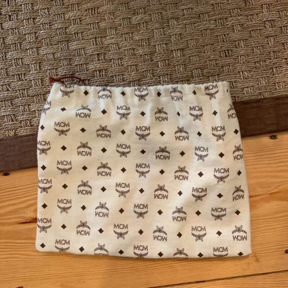 Small Authentic Mcm Draw String Bag - image 1